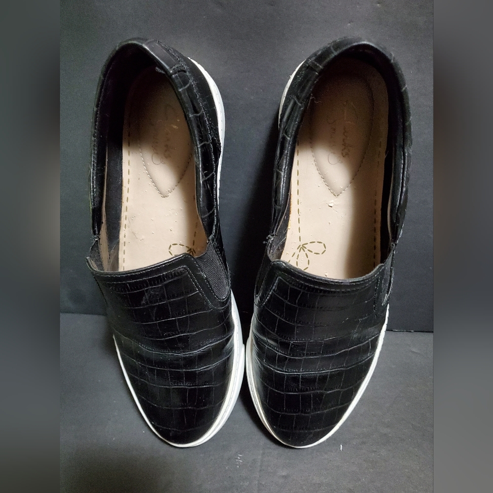 Slip on Clark's shoes